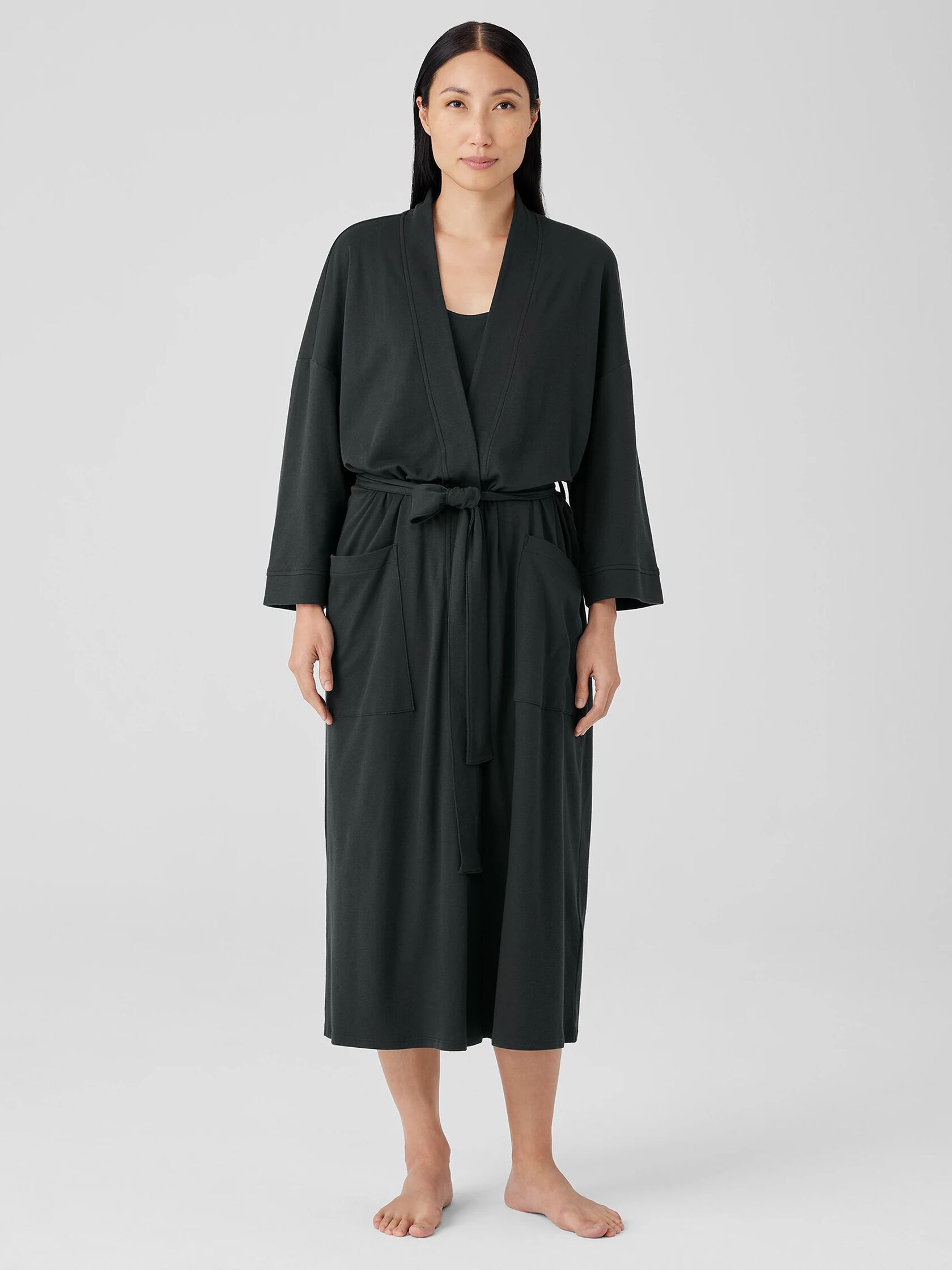 Organic Cotton Interlock Sleep Robe