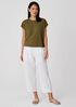 Organic Linen Jersey Square Top