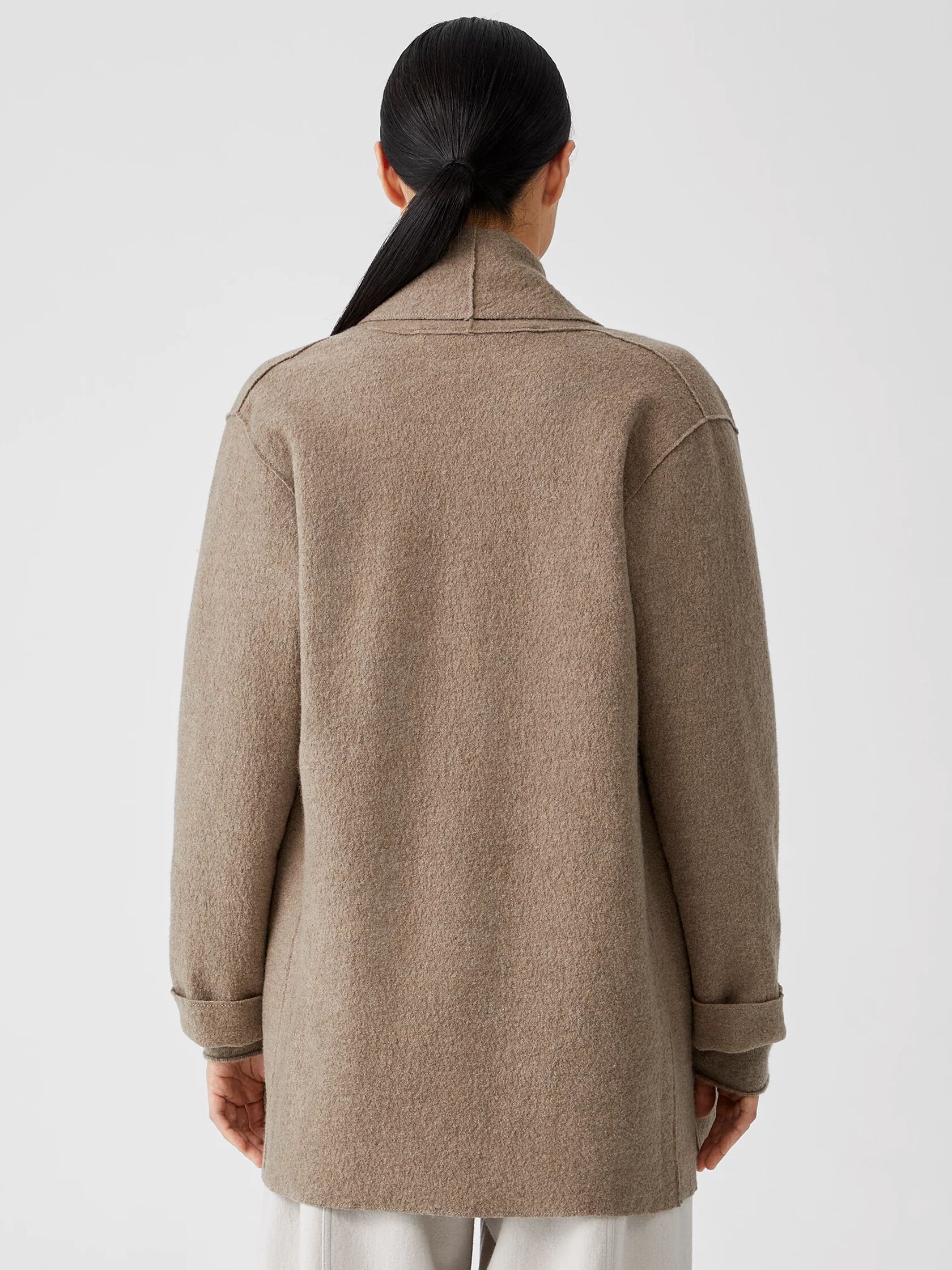 Lightweight Boiled Wool Jacket in Responsible Wool