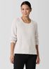 Cotton Fluff Crew Neck Top