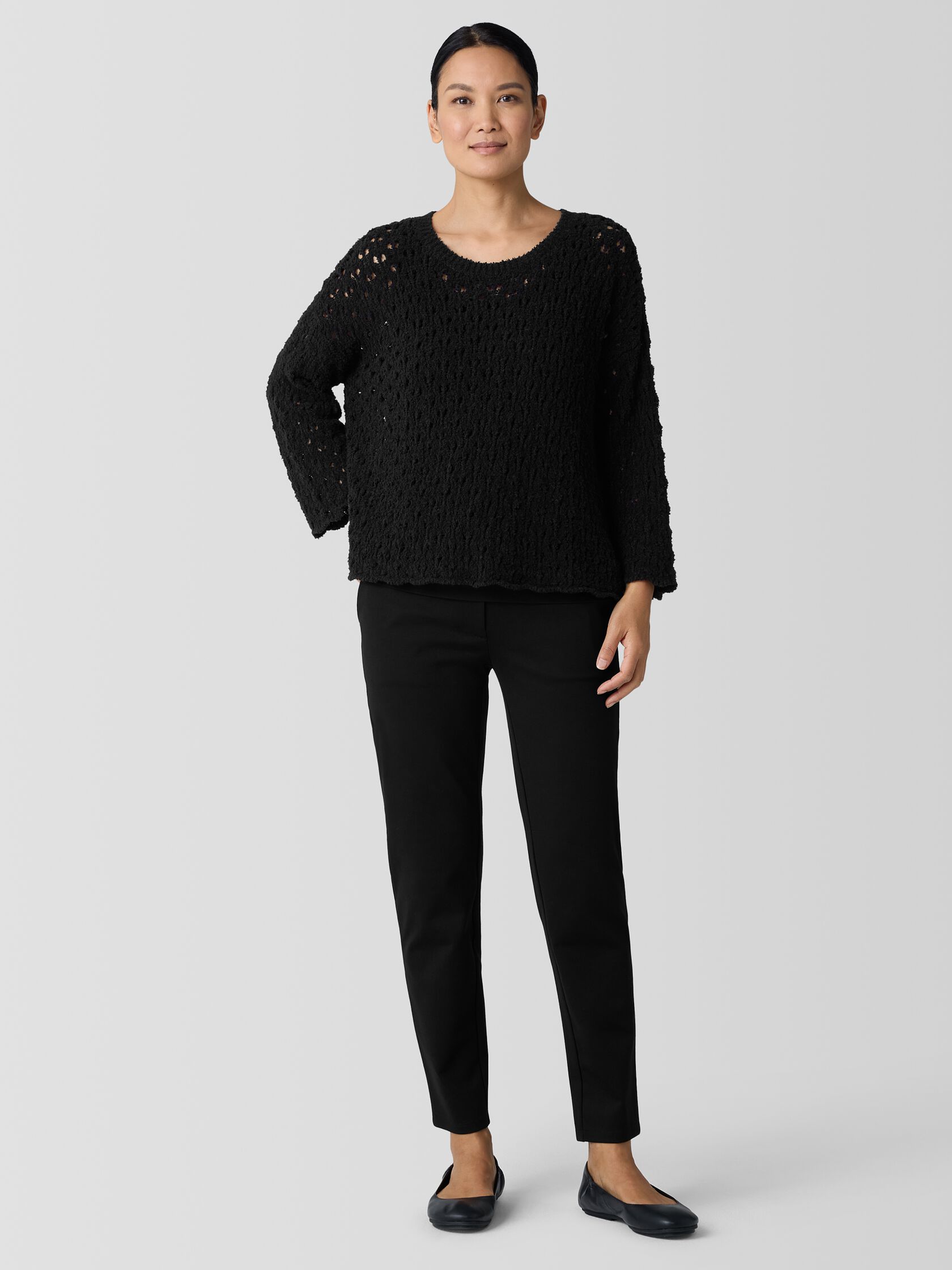 Cotton Fluff Bracelet Sleeve Top