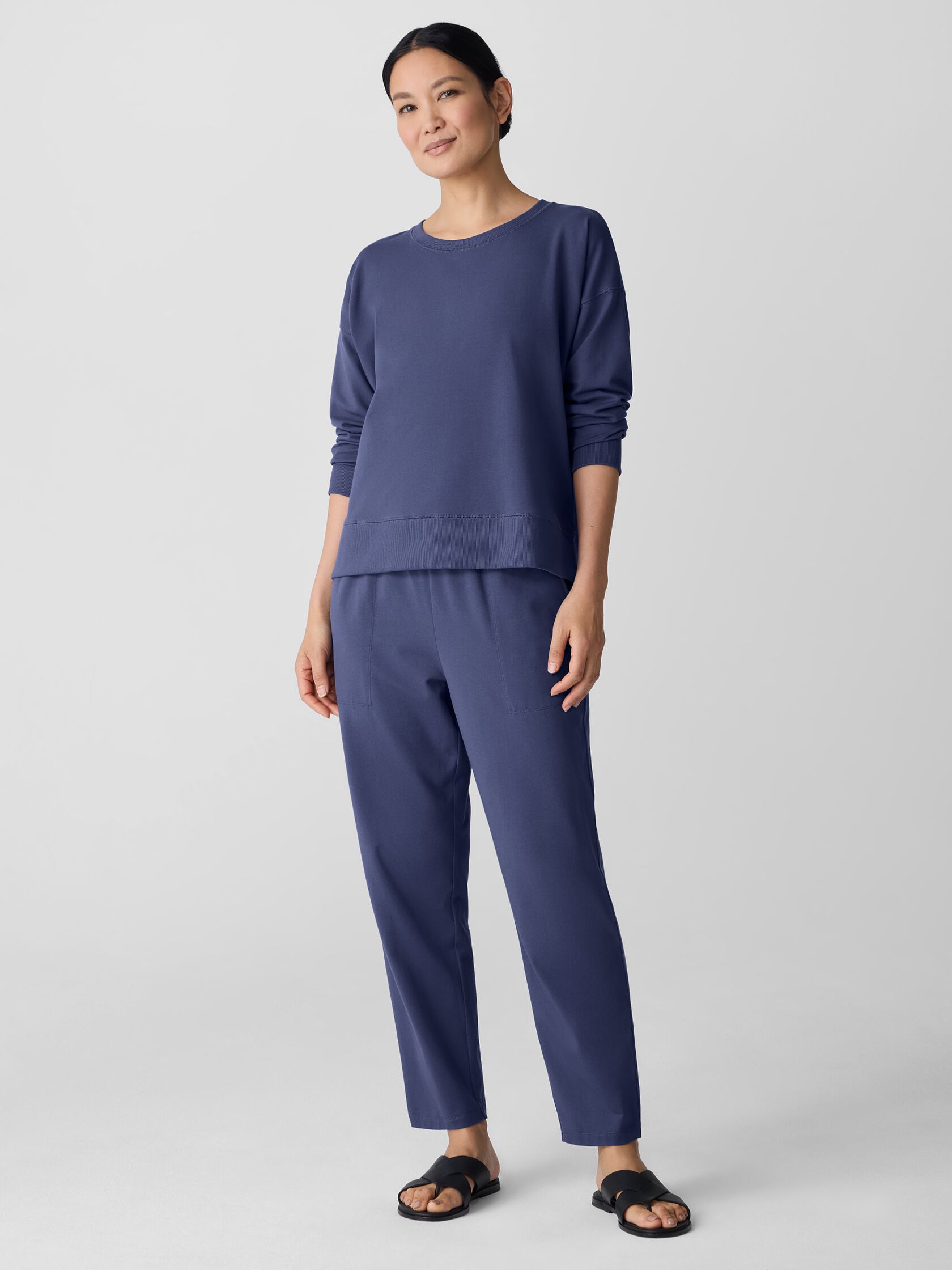 Pima Cotton Stretch Jersey Box-Top