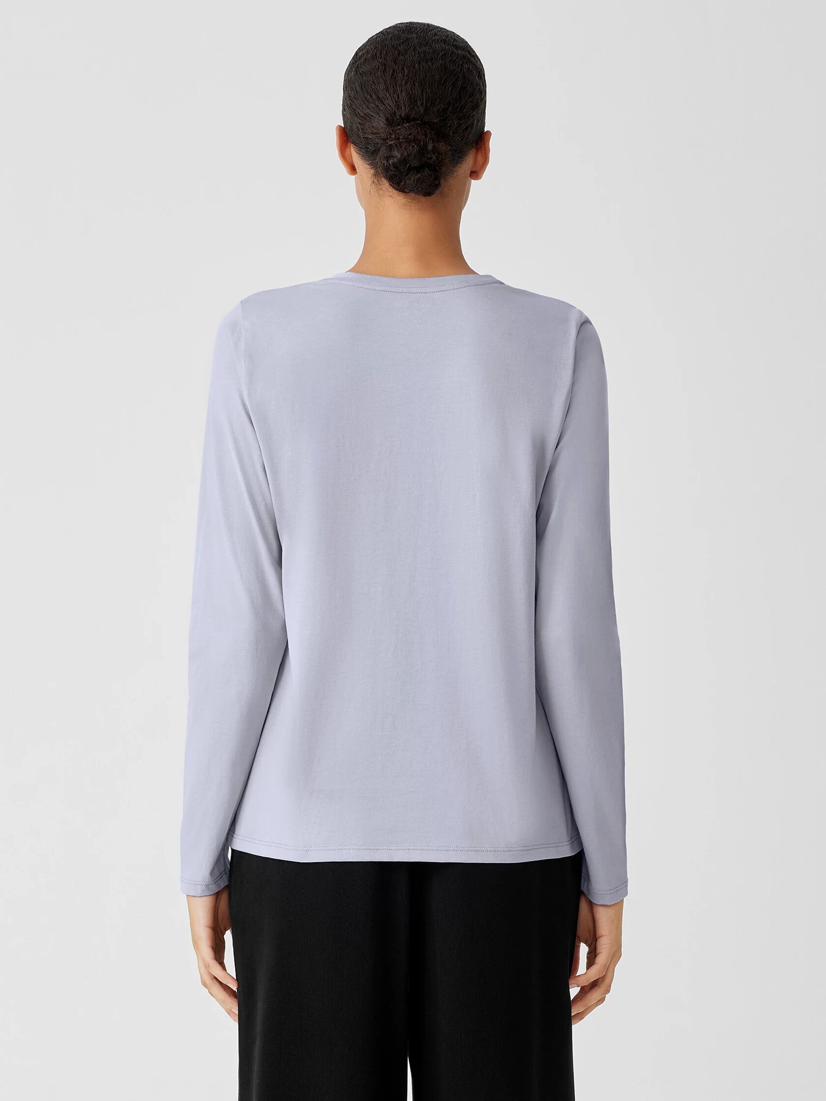 Organic Pima Cotton Jersey Long-Sleeve Tee
