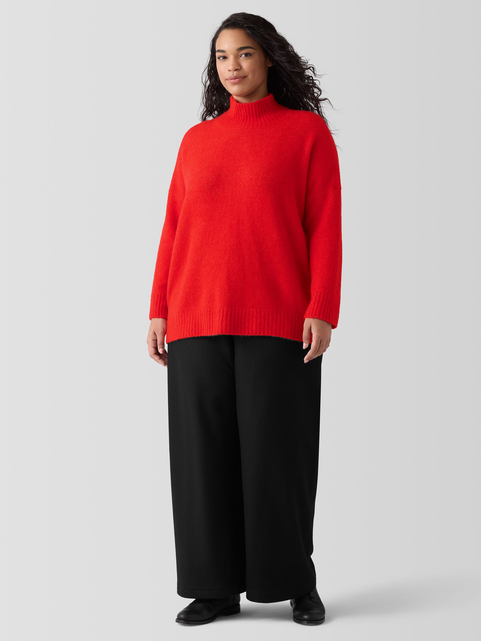 Cashmere Silk Bliss Turtleneck Box-Top