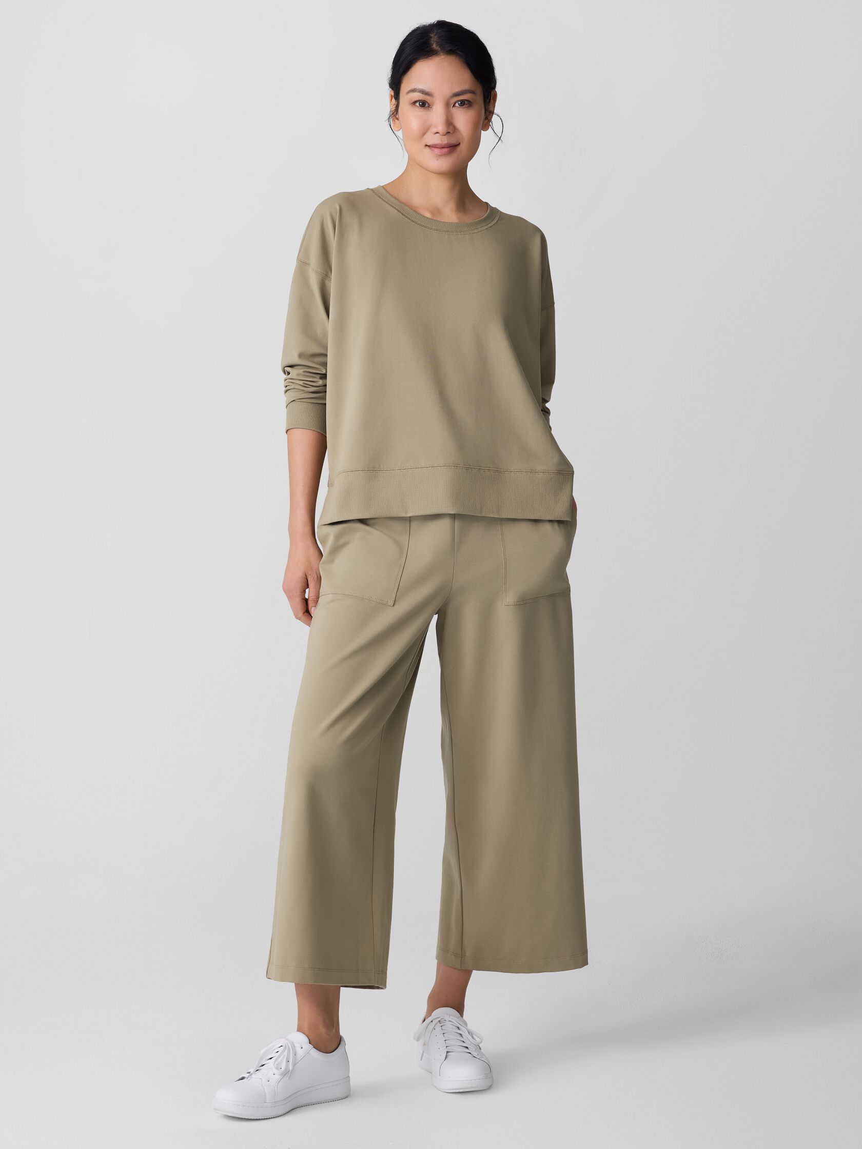 Pima Cotton Stretch Jersey Box-Top