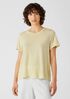 Organic Linen Jersey Crew Neck Tee