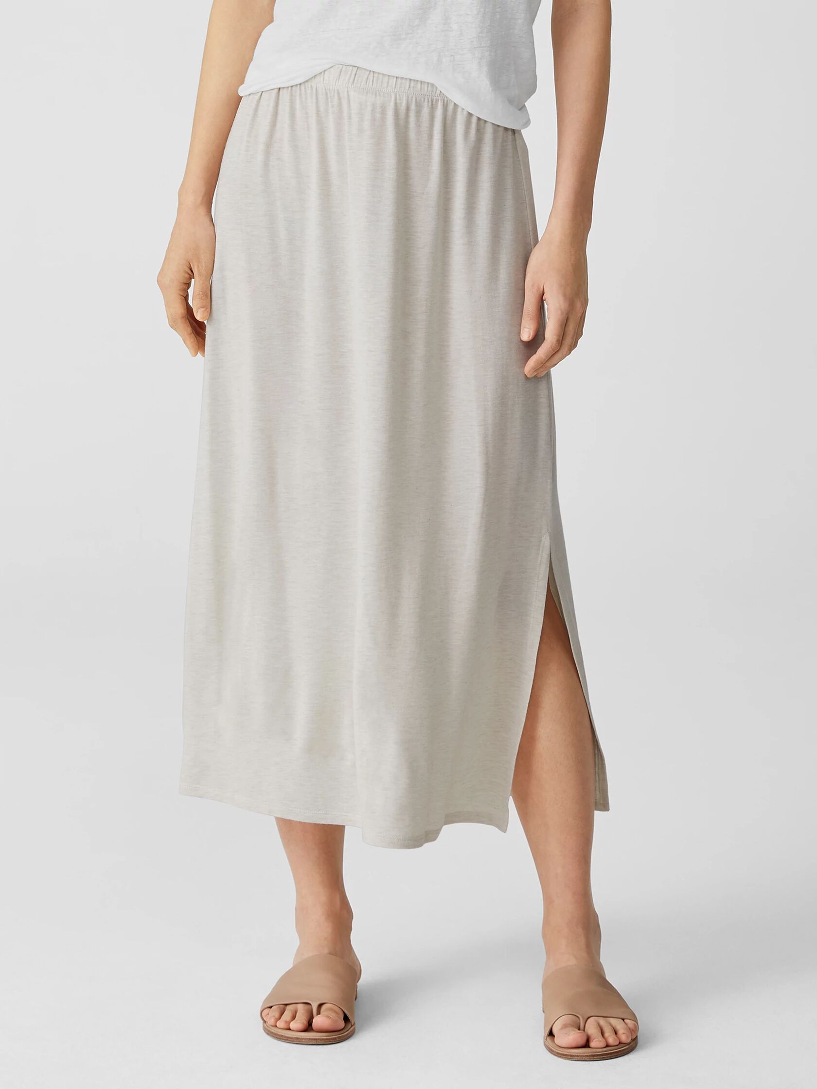Fine Jersey Straight Skirt