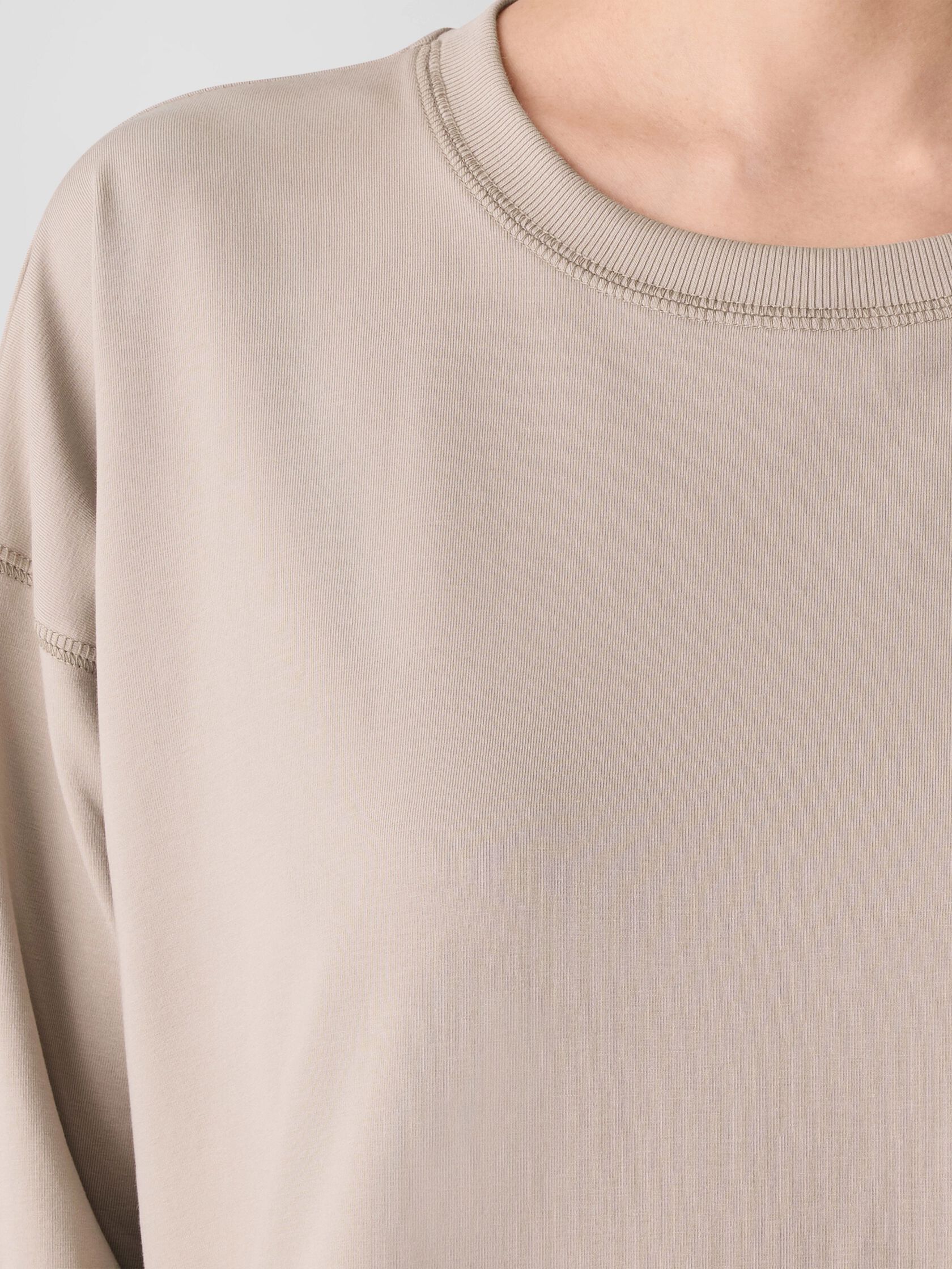 Pima Cotton Stretch Jersey Box-Top