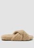 Dello Shearling Slide Sandal