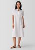 Organic Cotton Ripple&nbsp;Checkered&nbsp;Shirtdress
