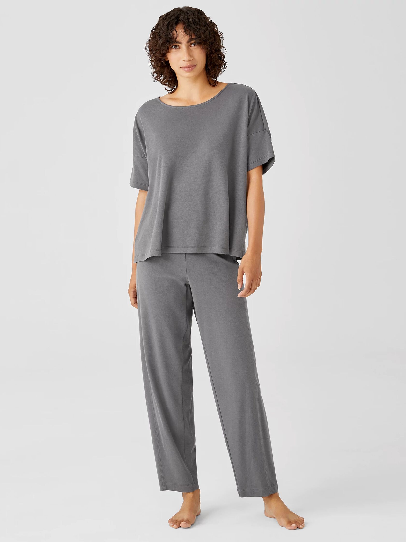 Cozy Organic Cotton Interlock Tee