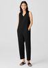 Organic Cotton Ponte Lantern Jumpsuit