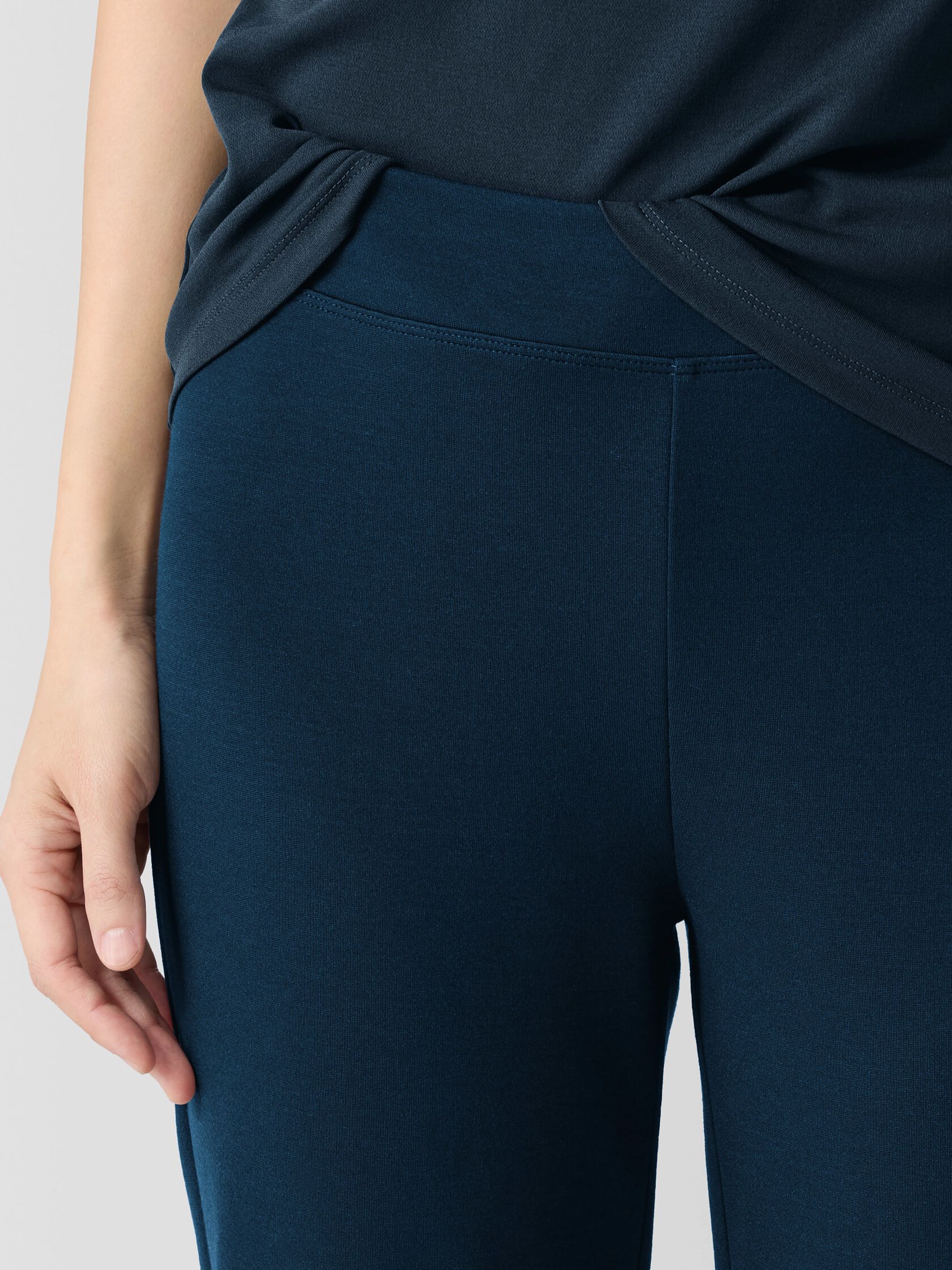 Washable Flex Ponte Slim Pant