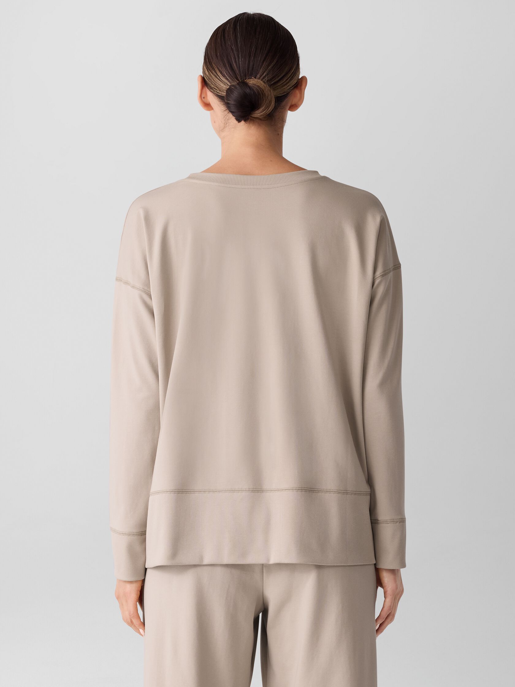 Pima Cotton Stretch Jersey Box-Top