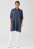 Washed Organic Linen D&eacute;lav&eacute; Long Shirt