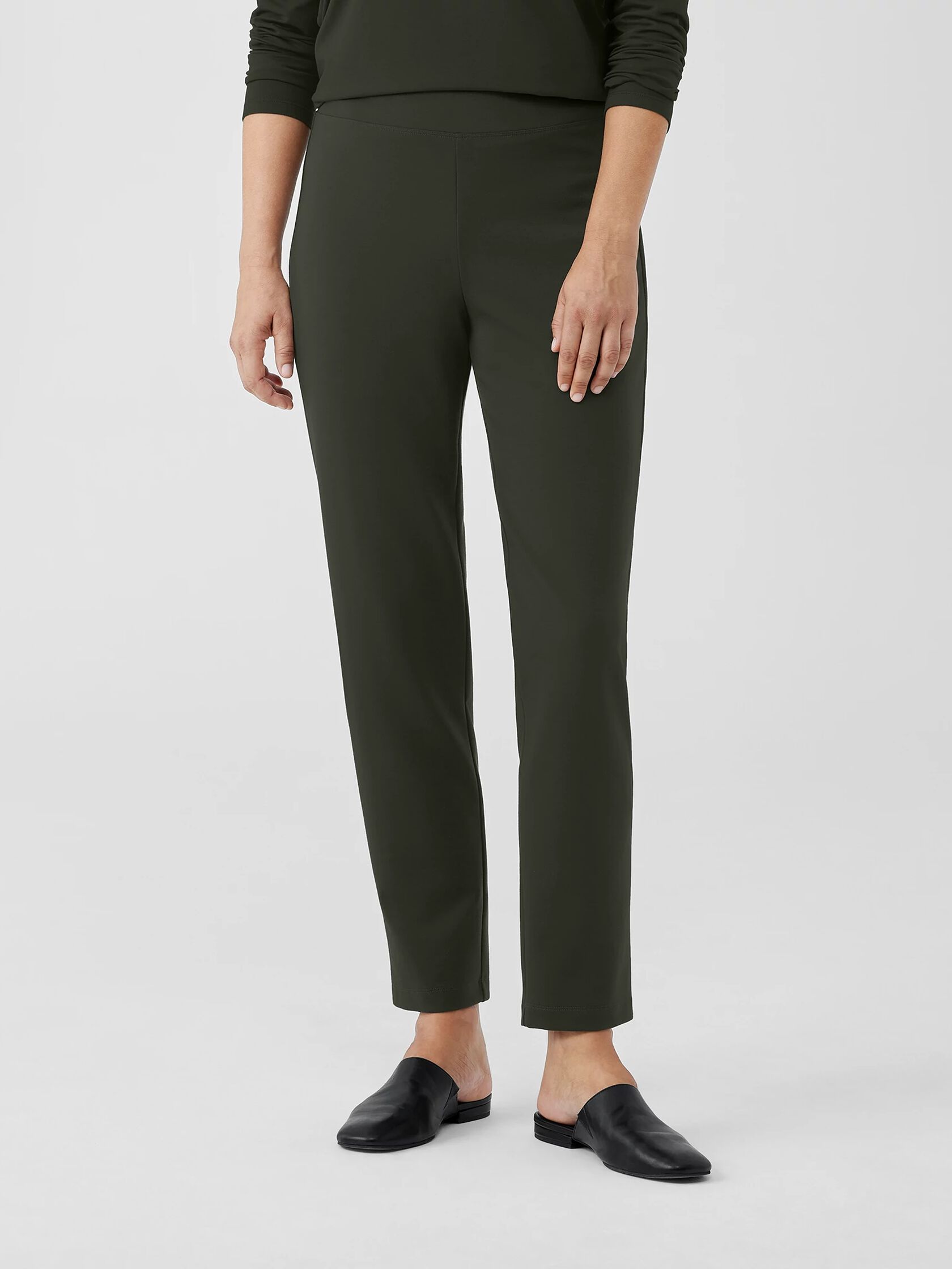 Washable Flex Ponte Slim Pant