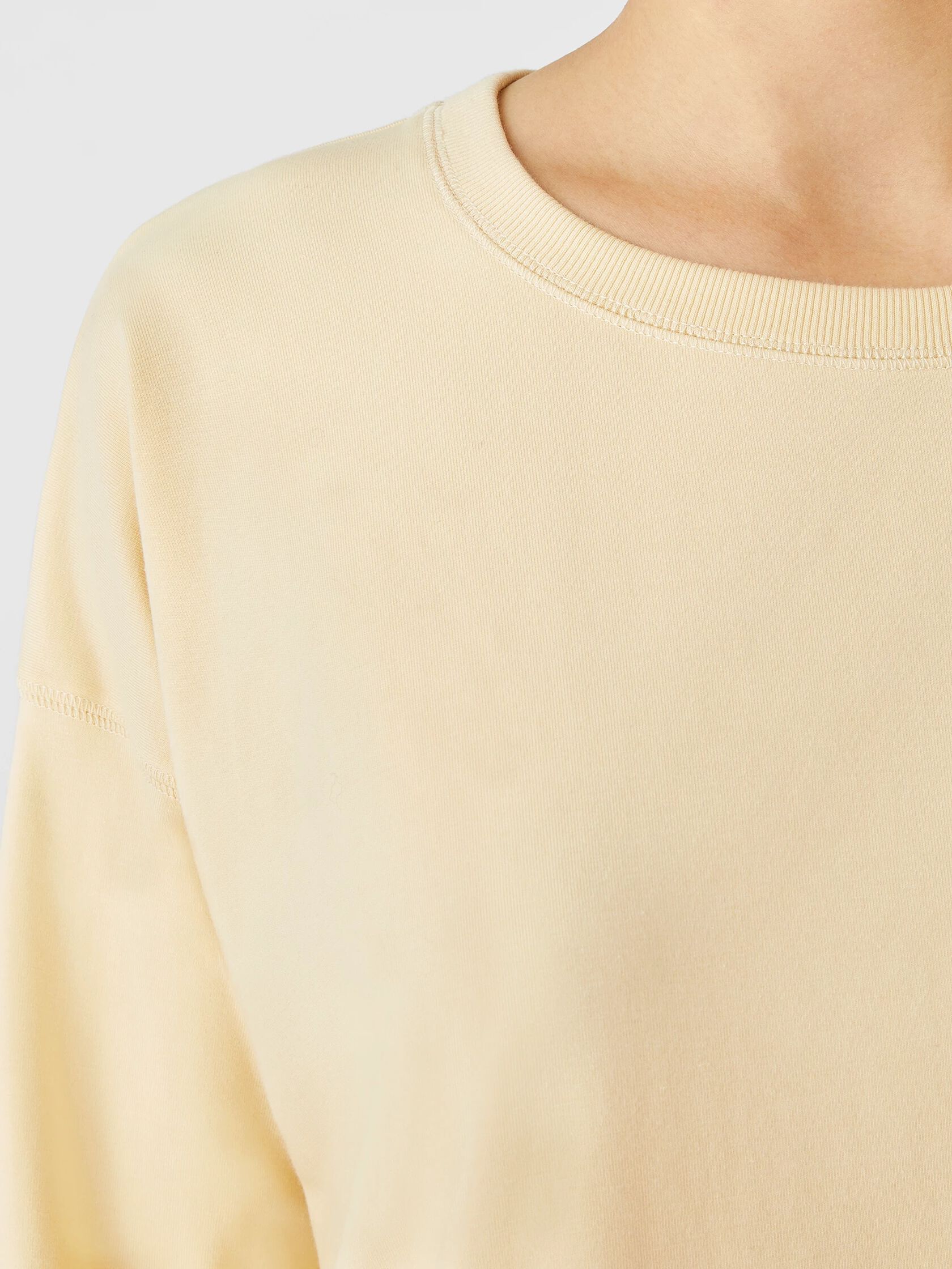 Traceable Cotton Jersey Crew Neck&nbsp;Top