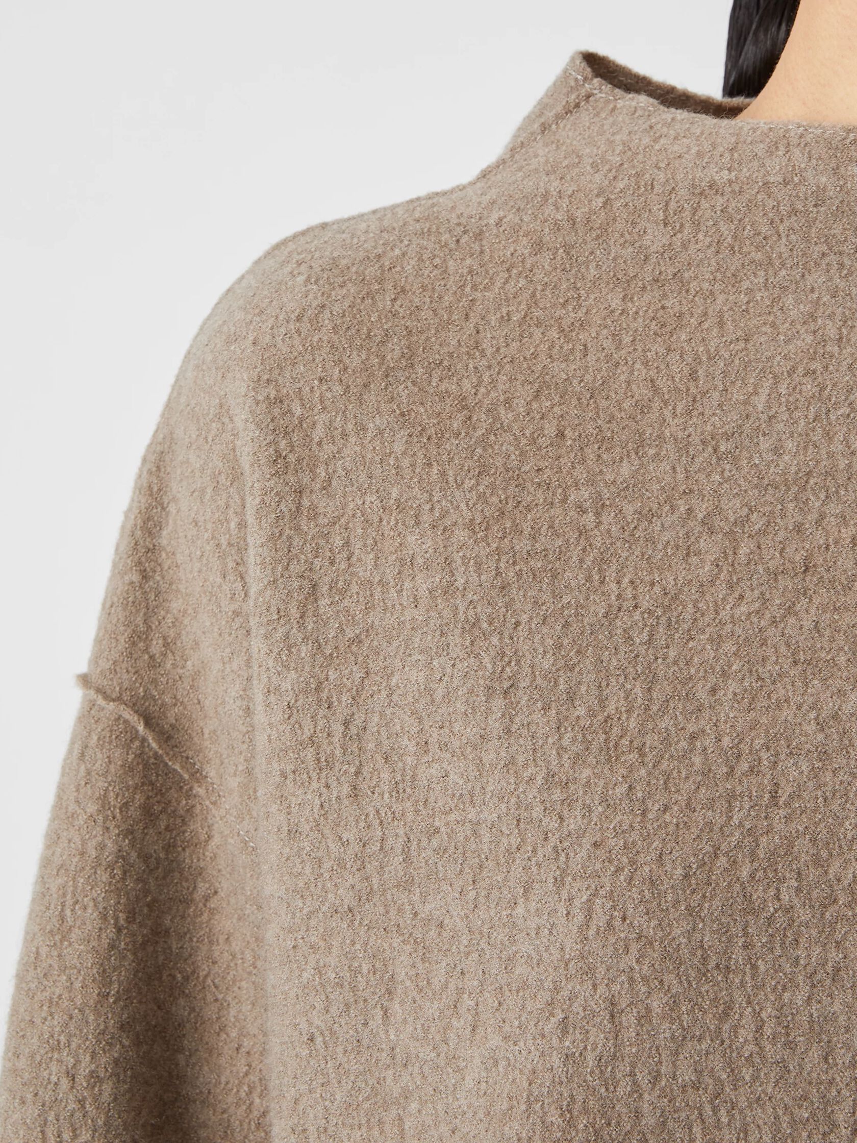 Lightweight Boiled Wool Box-Top in Responsible Wool