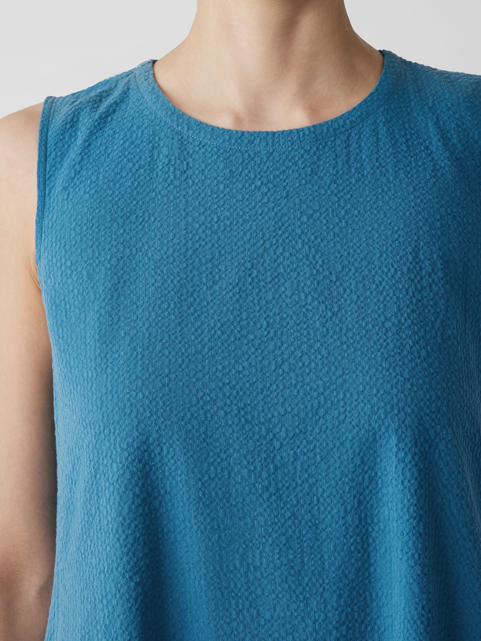 Organic Cotton Ripple Lantern Dress