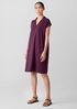Fine Jersey Split Neck Dress