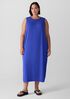 Stretch Jersey Knit Round Neck Dress