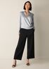 Washable Flex Ponte Wide-Leg Pant