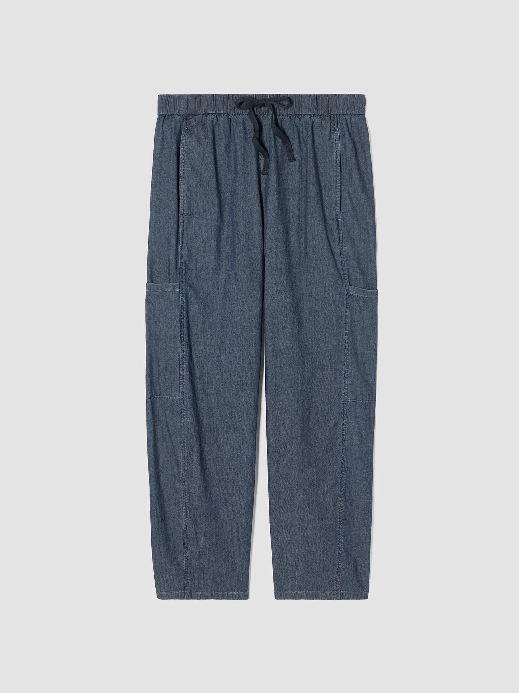 Airy Organic Cotton Twill Cargo Pant