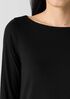 Fine Jersey Bateau Neck Top