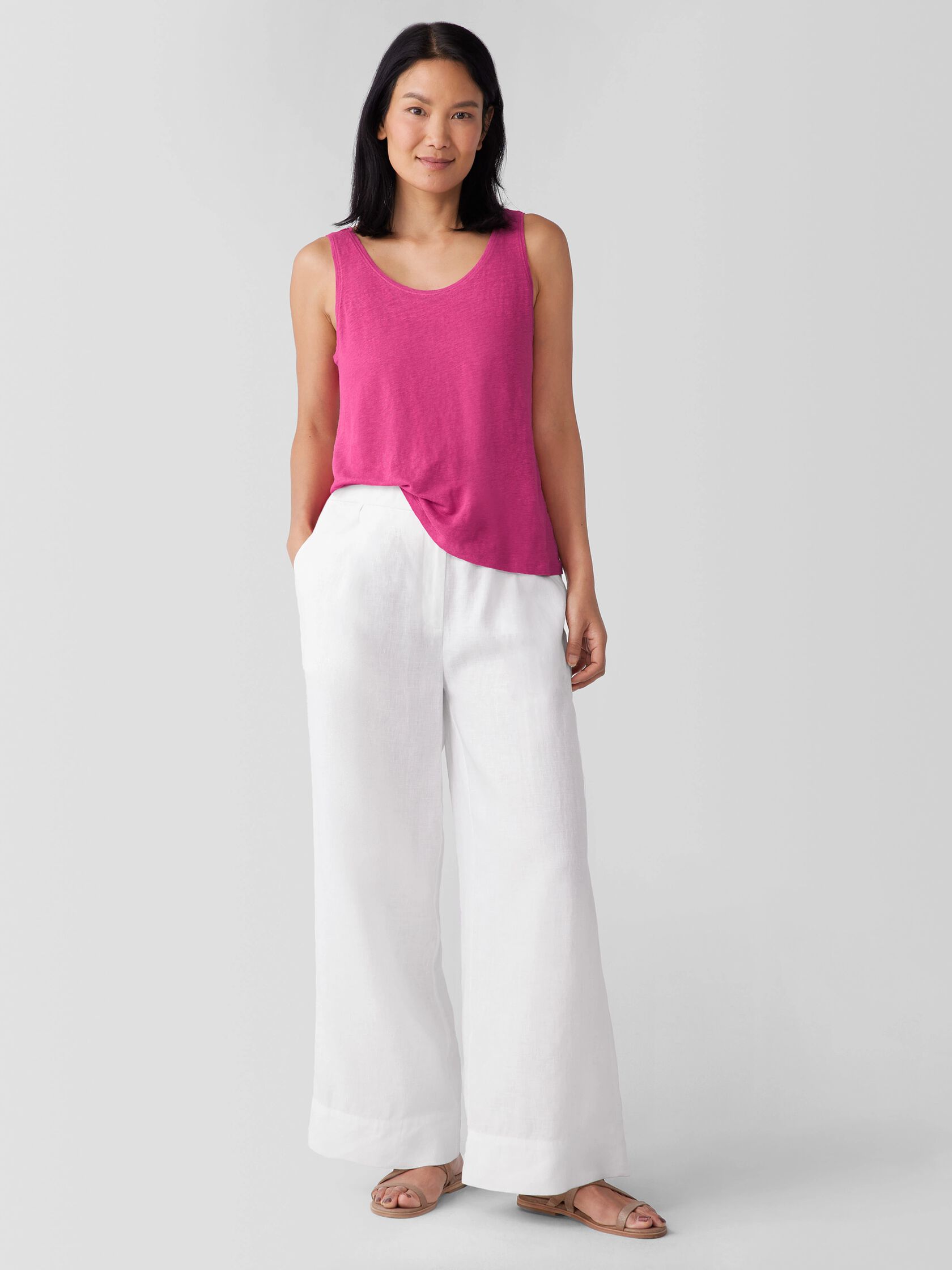 Organic Linen Jersey Tank