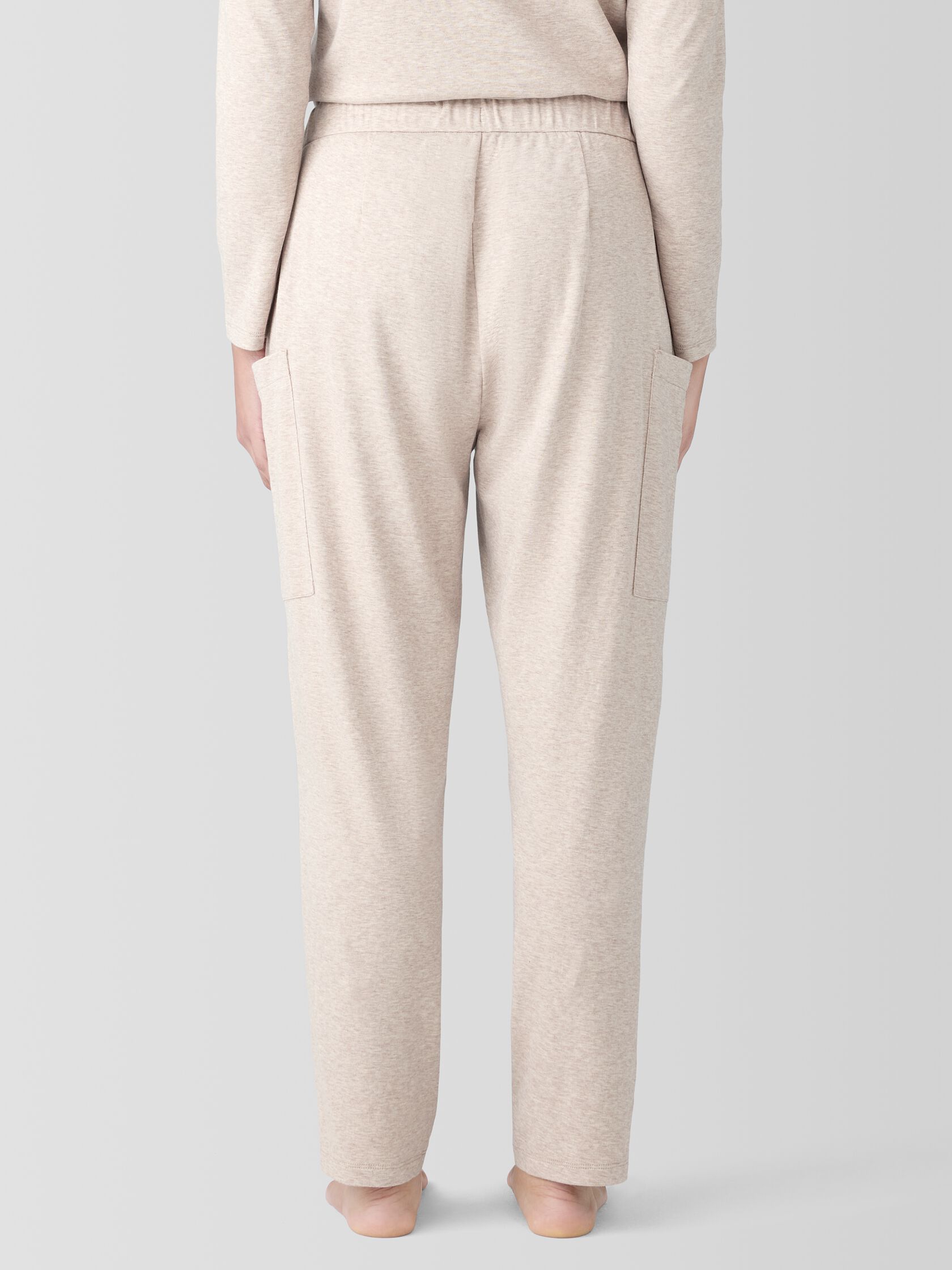 M&eacute;lange Organic Cotton Interlock Slouchy Sleep Pant