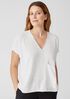 Organic Linen Cotton Square Top