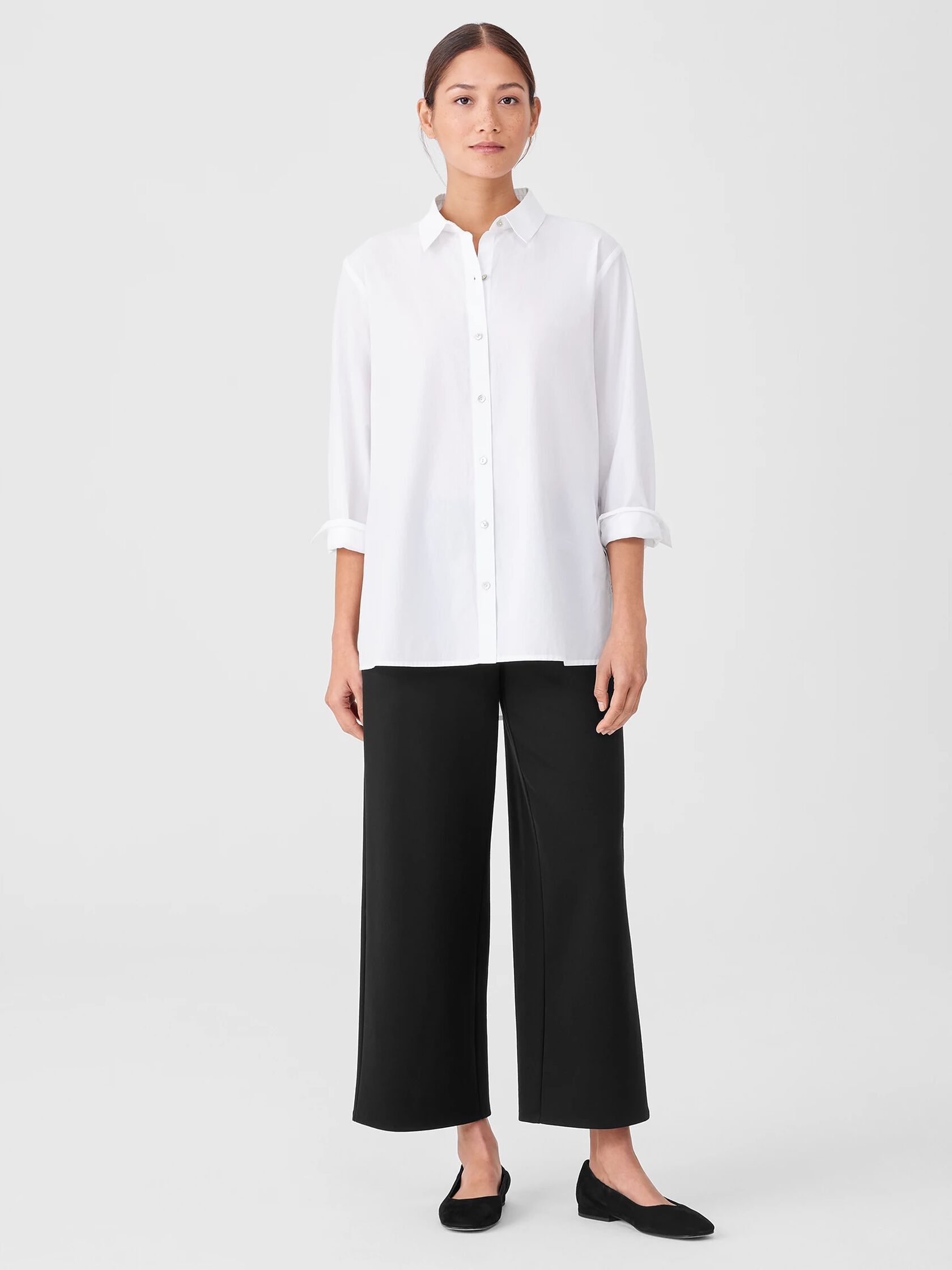 Washed Organic Cotton Poplin Shirt