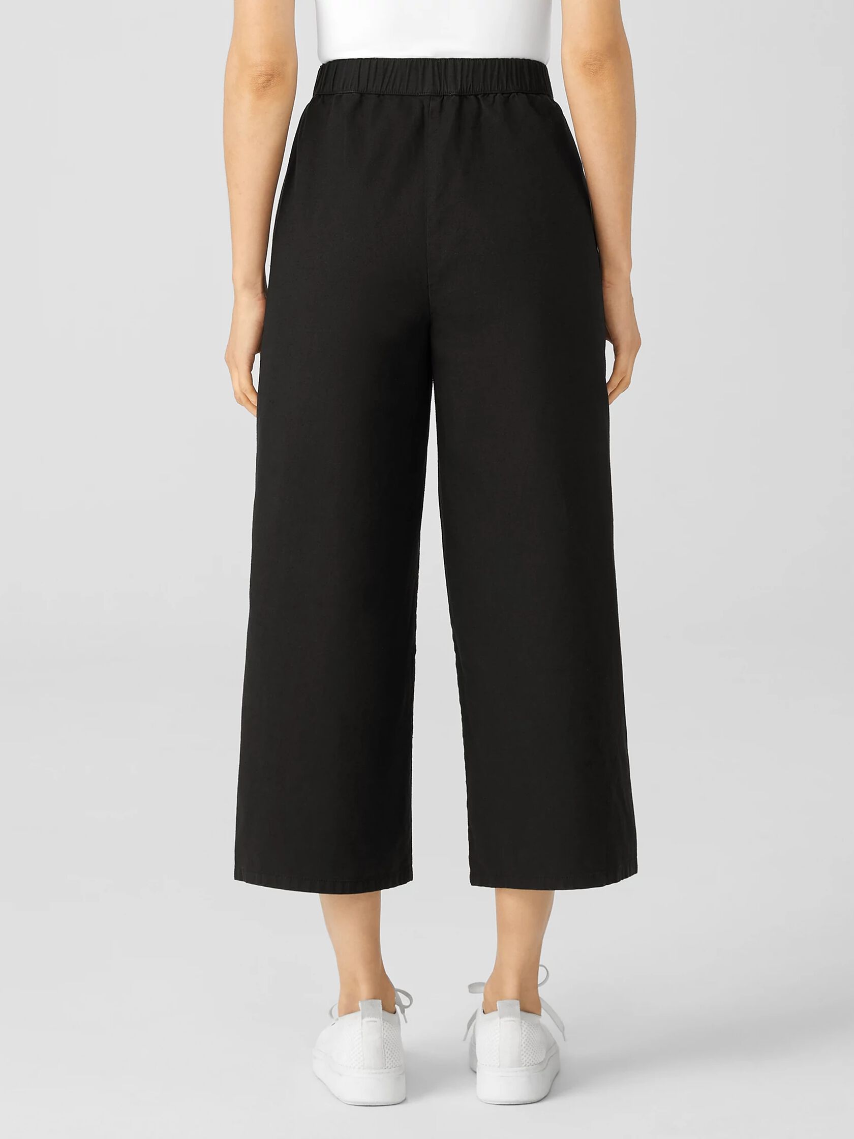 Organic Cotton Hemp Stretch Wide-Leg Pant