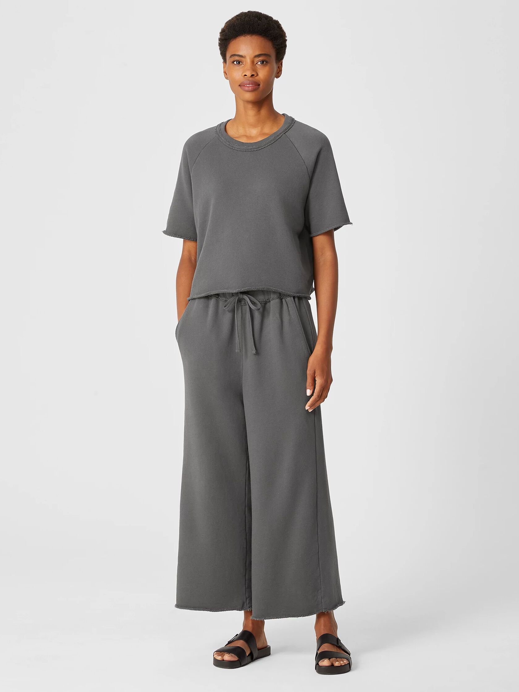 Organic Cotton French Terry Box-Top