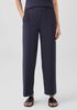 Stretch Jersey Knit Straight Pant