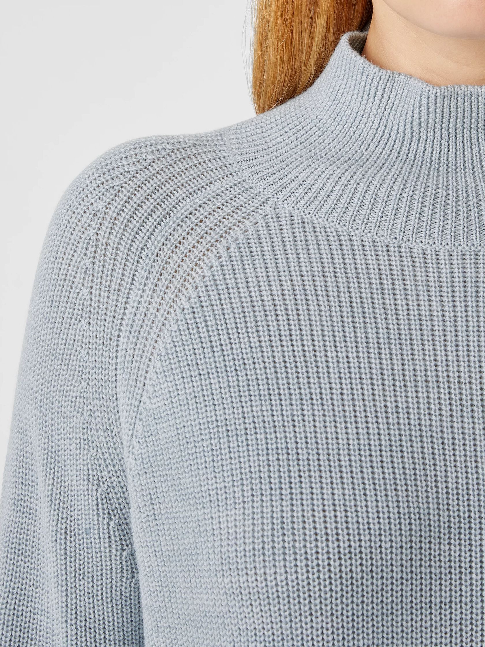 Merino Turtleneck Top in Responsible Wool