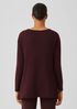 Italian Cashmere Crew Neck Top