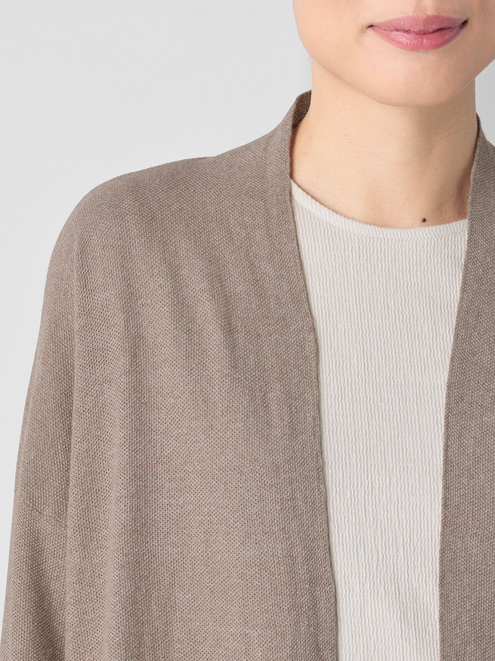 Organic Linen Cotton Long Cardigan