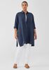 Washed Organic Linen D&eacute;lav&eacute; Long Shirt