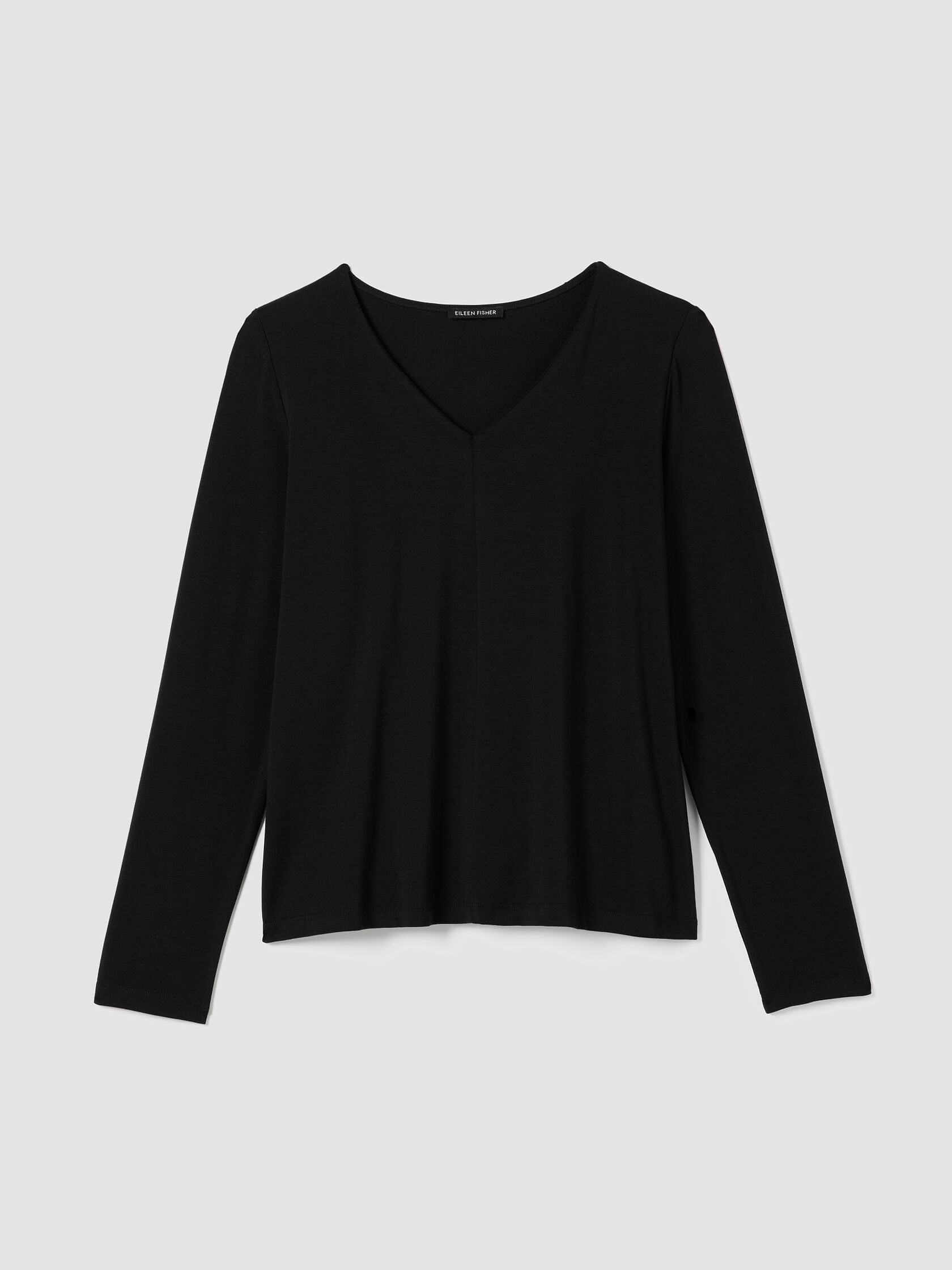 Fine Jersey V-Neck Top