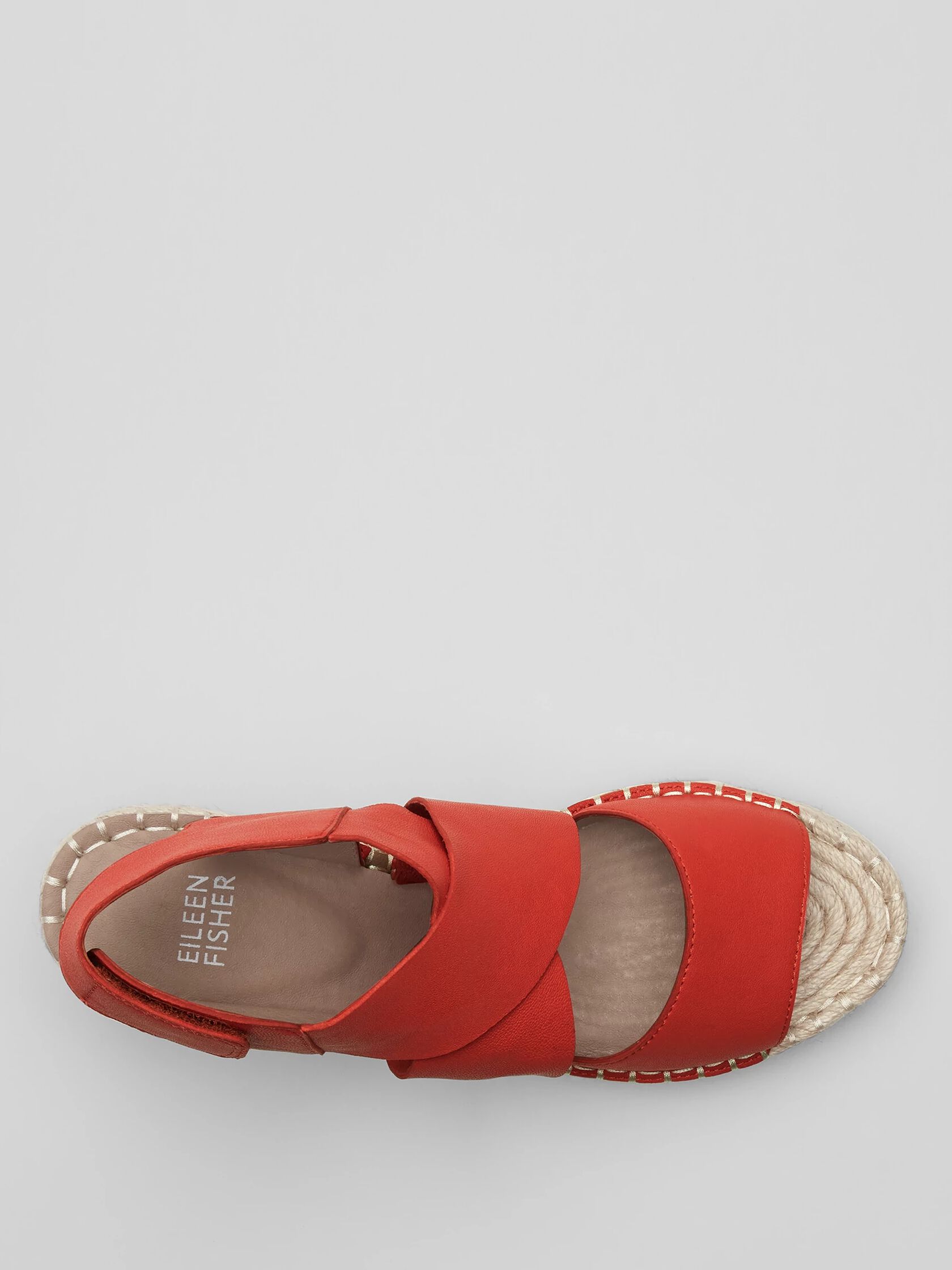 Willow Tumbled Leather Wedge Espadrille