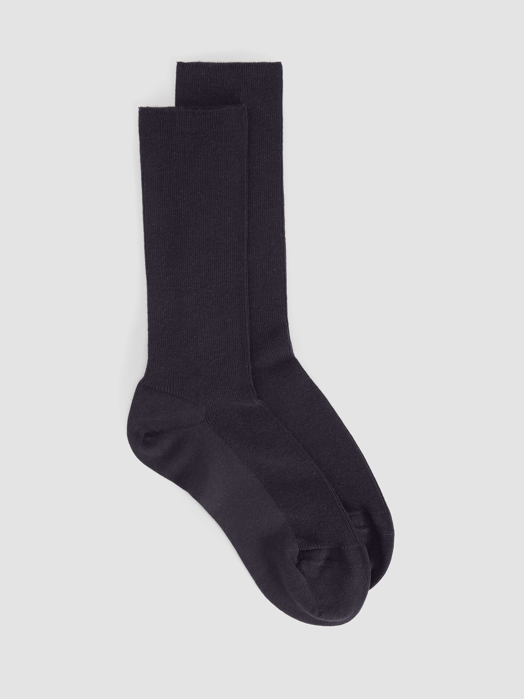 Cotton Rib Crew Sock