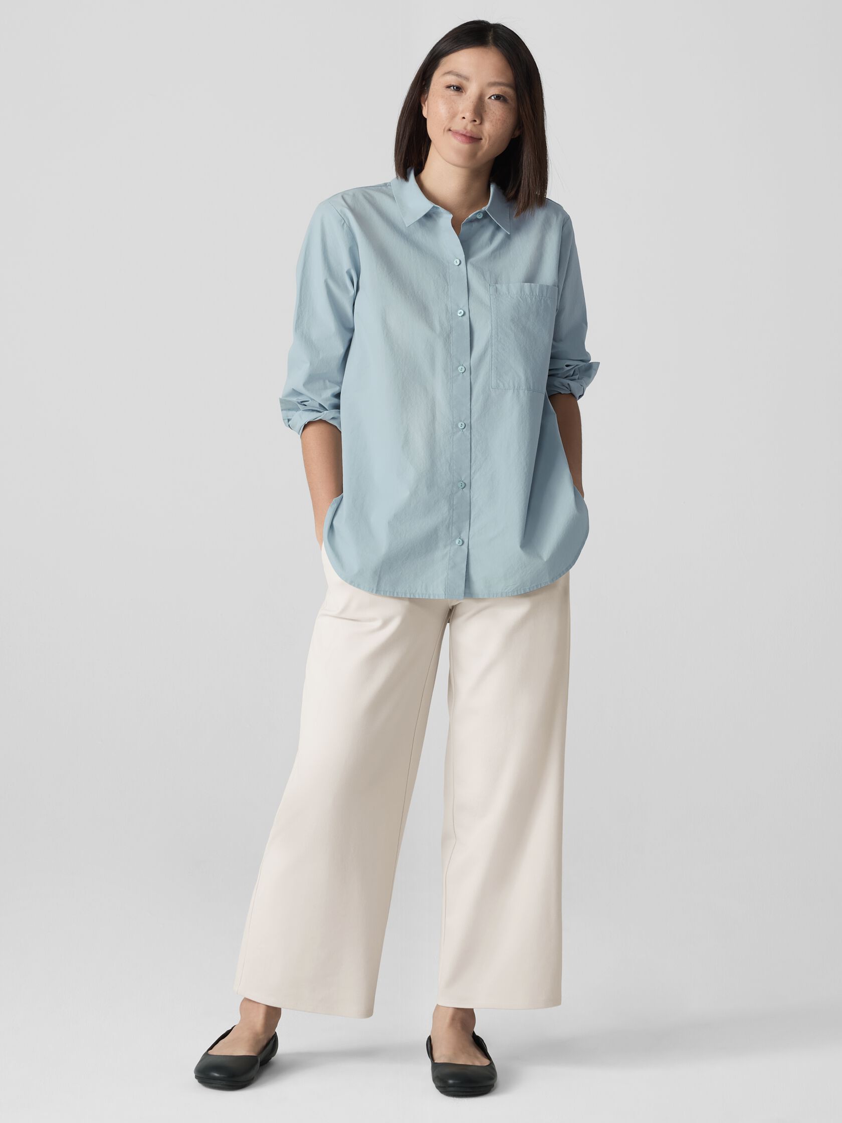 Washable Flex Ponte&nbsp;Wide-Leg Pant