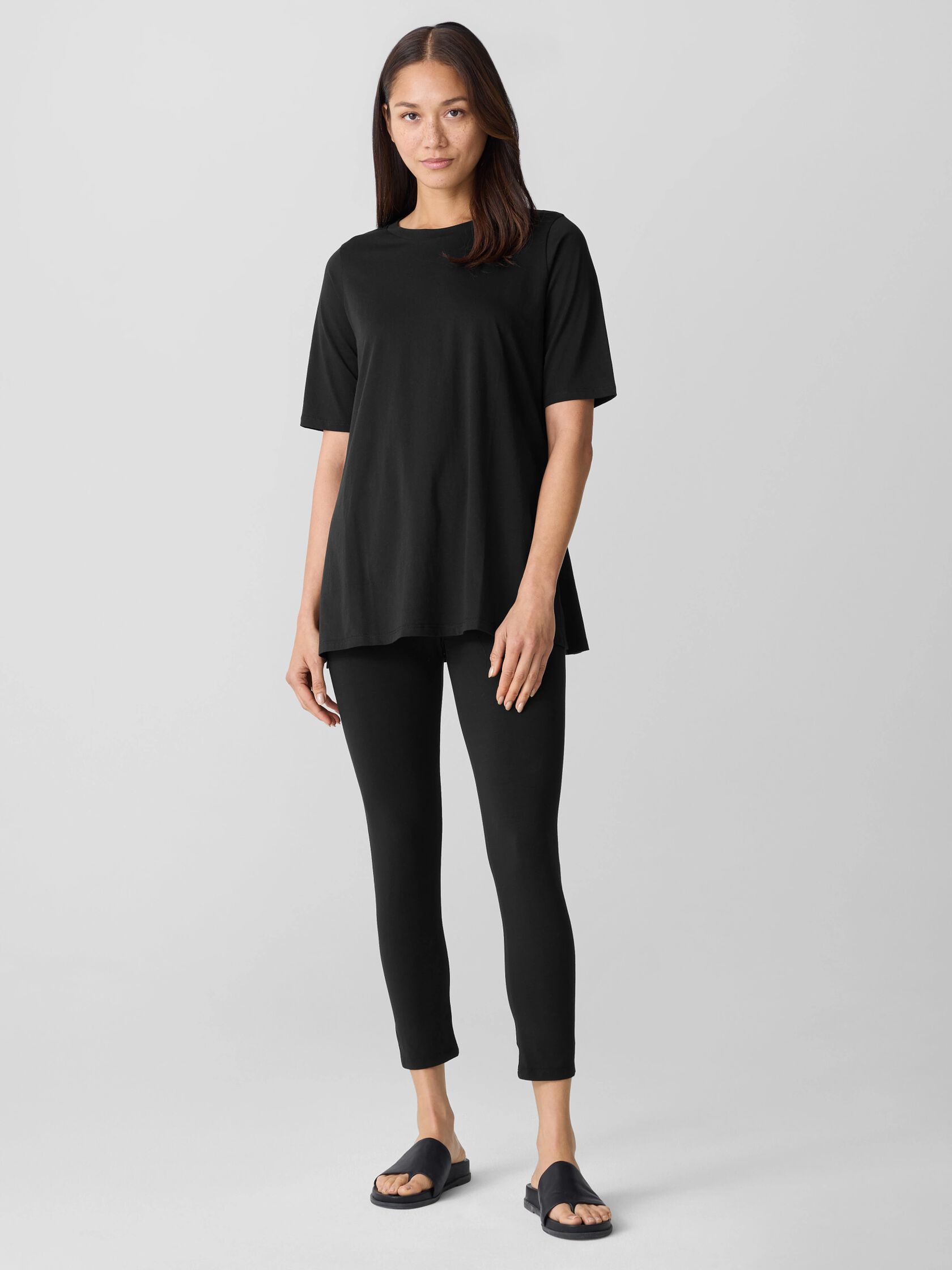 Lightweight Cotton Stretch Jersey&nbsp;Leggings