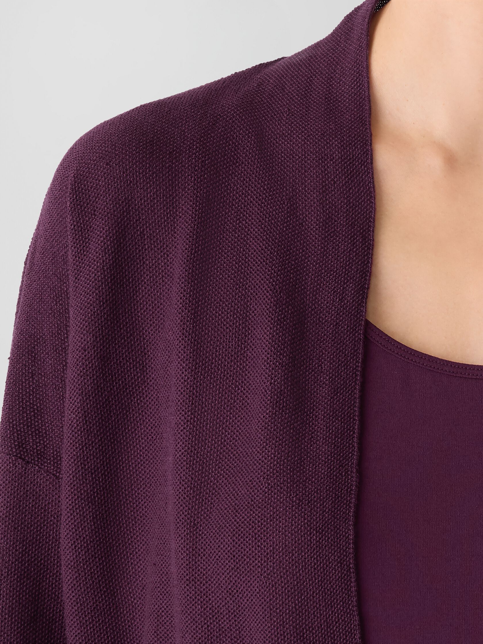 Organic Linen Cotton Long Cardigan