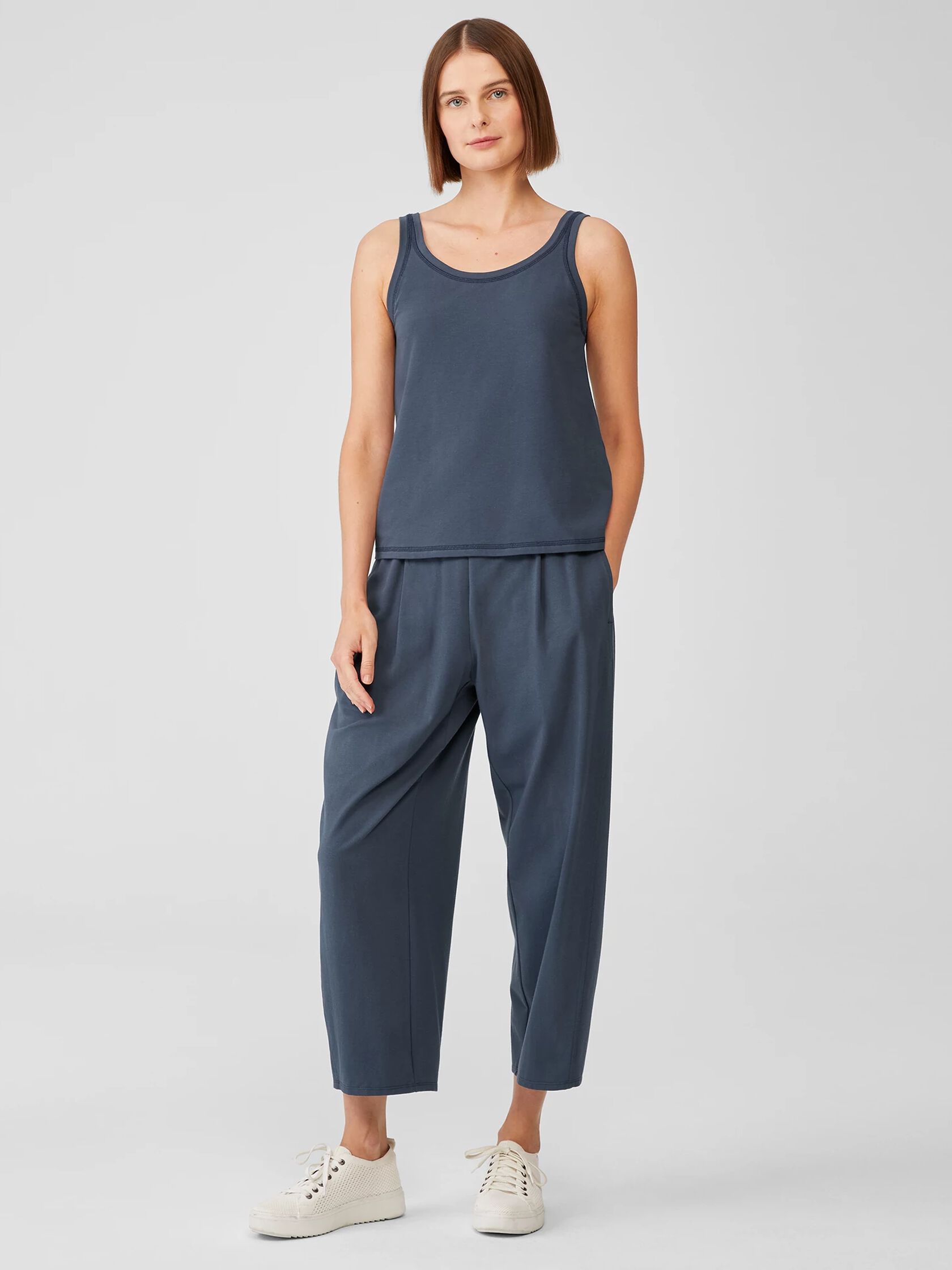 Traceable Organic Cotton Jersey Scoop Neck Tank