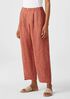 Washed Organic Linen Delave Lantern Pant