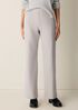 Washable Stretch Crepe Straight Pant
