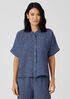 Washed Organic Linen Delave Shirt