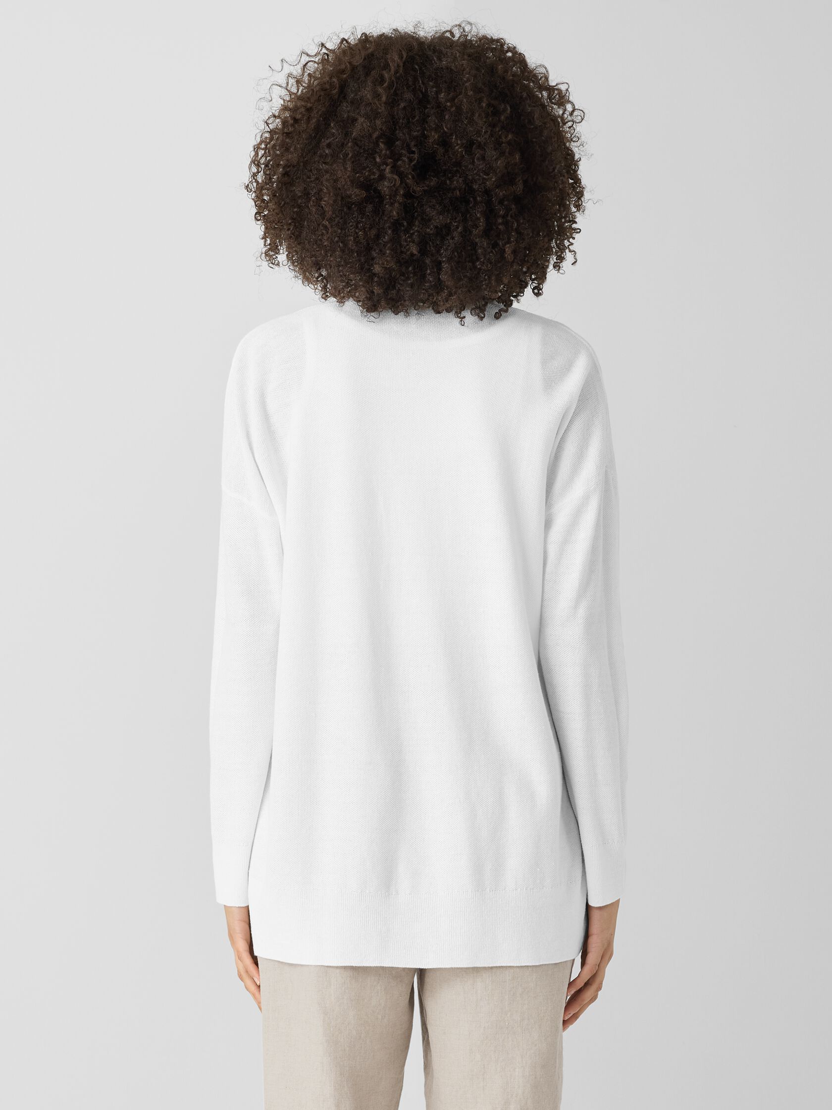 Organic Linen Cotton Long Cardigan